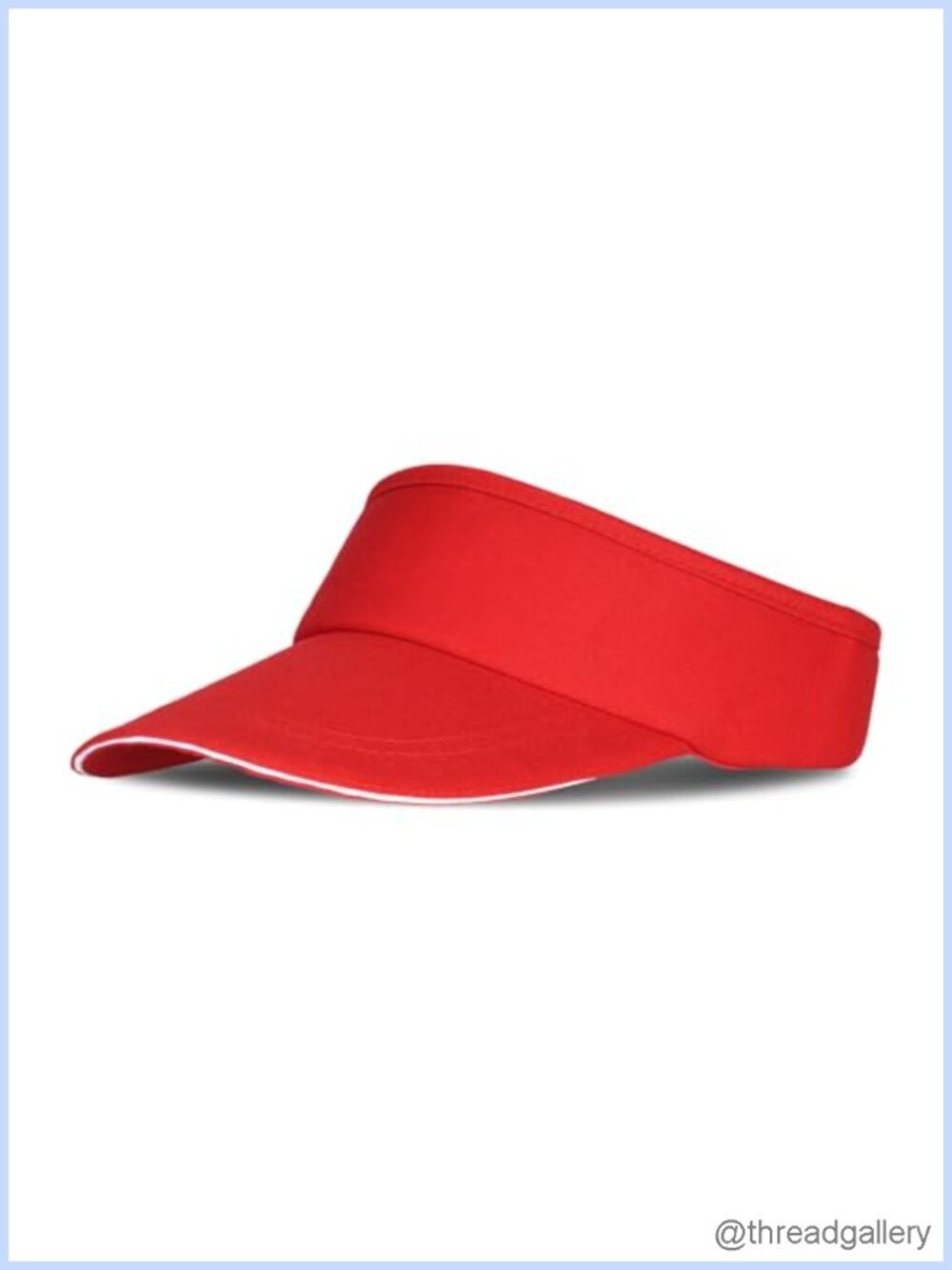 Adjustable Cotton Twill Sport Sun Visor Hat Unisex Tennis Golf Running